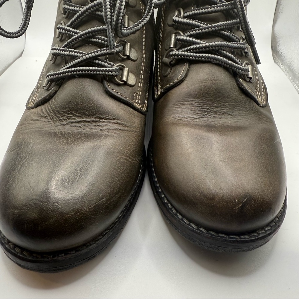 Taos Ringer Boots Women’s Size 6-6.5 Leather Combat Hiking Outdoors Lined - Picture 10 of 12